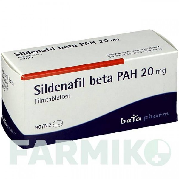 СИЛДЕНАФИЛ (SILDENAFIL) 20 мг таблетки 90 шт - Силденафил BETAPHARM