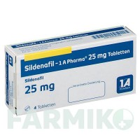 СИЛДЕНАФІЛ (SILDENAFIL) 25 мг таблетки 4 шт - Силденафіл 1 A PHARMA