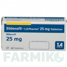 СИЛДЕНАФИЛ (SILDENAFIL) 25 мг таблетки 12 шт - Силденафил 1 A PHARMA