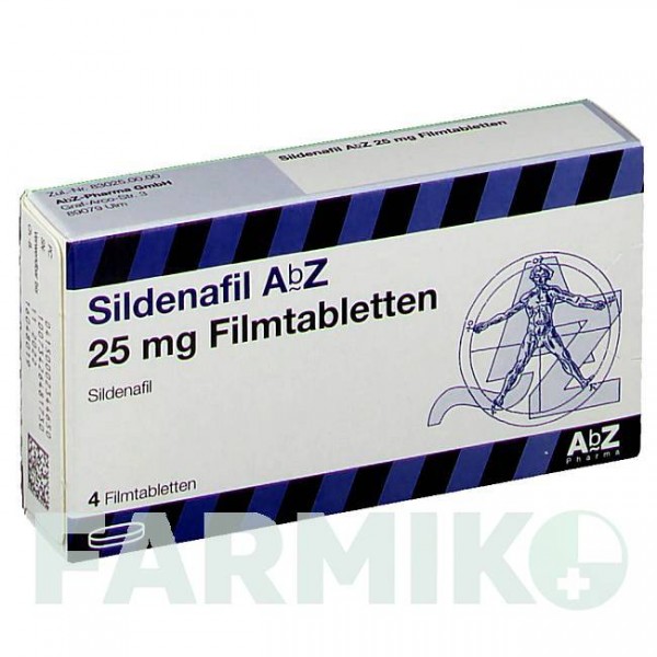 СИЛДЕНАФИЛ (SILDENAFIL) 25 мг таблетки 4 шт - Силденафил ABZ PHARMA