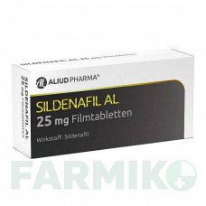 СИЛДЕНАФИЛ (SILDENAFIL) 25 мг таблетки 4 шт - Силденафил ALIUD PHARMA