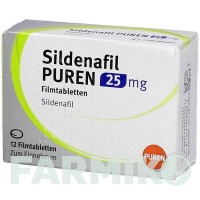 СИЛДЕНАФИЛ (SILDENAFIL) 25 мг таблетки 12 шт - Силденафил PUREN PHARMA