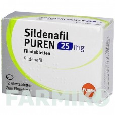СИЛДЕНАФИЛ (SILDENAFIL) 25 мг таблетки 12 шт - Силденафил PUREN PHARMA