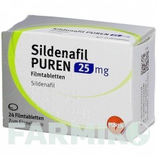 СИЛДЕНАФИЛ (SILDENAFIL) 25 мг таблетки 24 шт - Силденафил PUREN PHARMA
