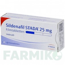 СИЛДЕНАФИЛ (SILDENAFIL) 25 мг таблетки 12 шт - Силденафил STADAPHARM