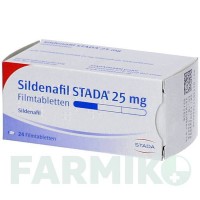 СИЛДЕНАФИЛ (SILDENAFIL) 25 мг таблетки 24 шт - Силденафил STADAPHARM