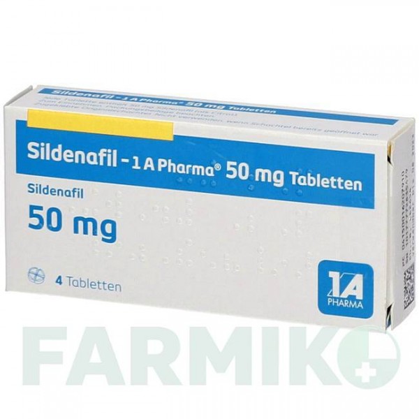 СИЛДЕНАФИЛ (SILDENAFIL) 50 мг таблетки 4 шт - Силденафил 1 A PHARMA