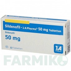 СИЛДЕНАФИЛ (SILDENAFIL) 50 мг таблетки 12 шт - Силденафил 1 A PHARMA