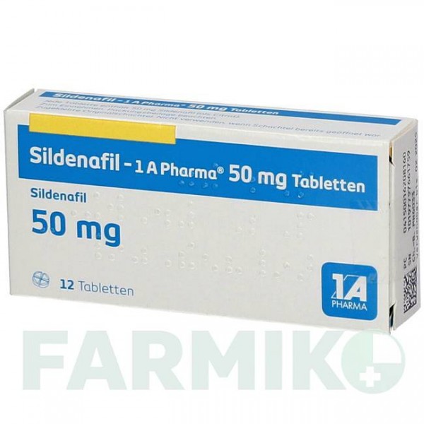 СИЛДЕНАФИЛ (SILDENAFIL) 50 мг таблетки 12 шт - Силденафил 1 A PHARMA
