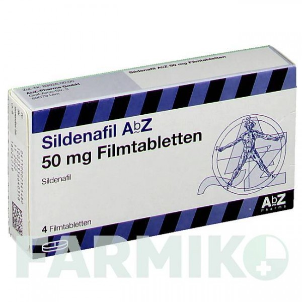 СИЛДЕНАФИЛ (SILDENAFIL) 50 мг таблетки 4 шт - Силденафил ABZ PHARMA