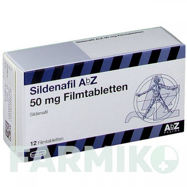 СИЛДЕНАФИЛ (SILDENAFIL) 50 мг таблетки 12 шт - Силденафил ABZ PHARMA