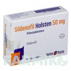 СИЛДЕНАФИЛ (SILDENAFIL) 50 мг таблетки 4 шт - Силденафил HOLSTEN PHARMA
