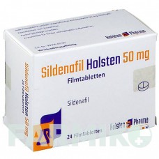 СИЛДЕНАФИЛ (SILDENAFIL) 50 мг таблетки 24 шт - Силденафил HOLSTEN PHARMA