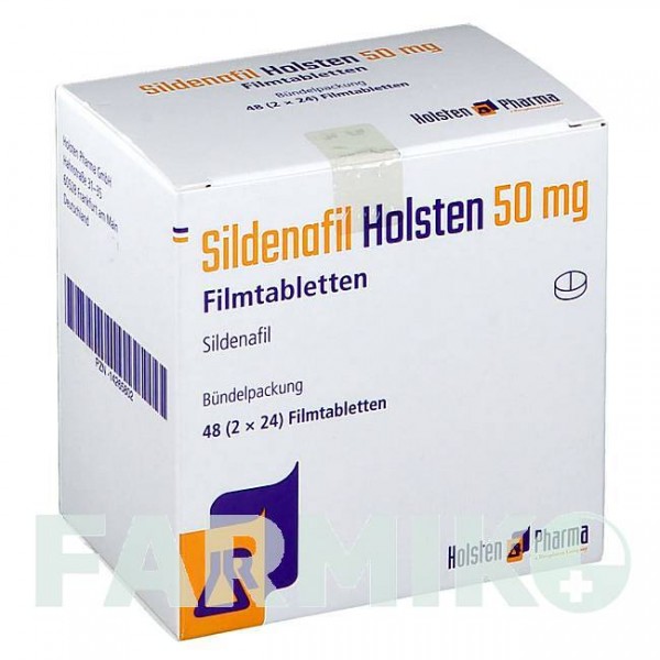 СИЛДЕНАФІЛ (SILDENAFIL) 50 мг таблетки 48 шт - Силденафіл HOLSTEN PHARMA
