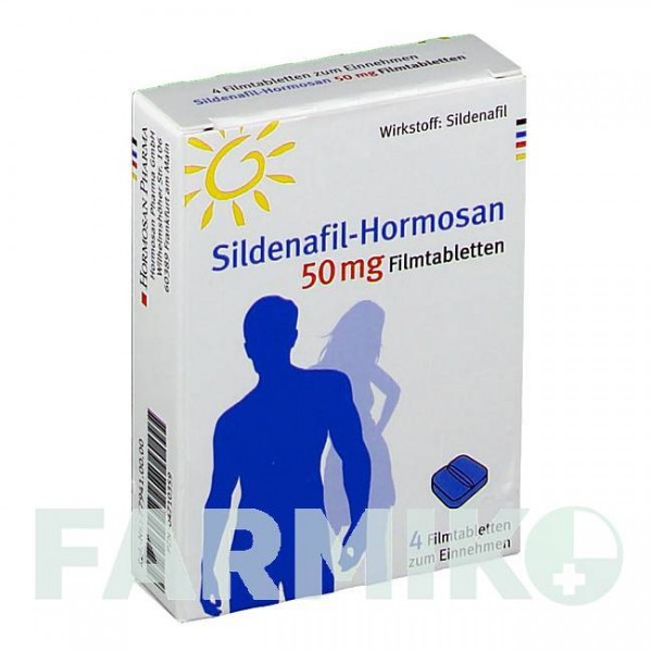 СИЛДЕНАФИЛ (SILDENAFIL) 50 мг таблетки 4 шт - Силденафил HORMOSAN PHARMA