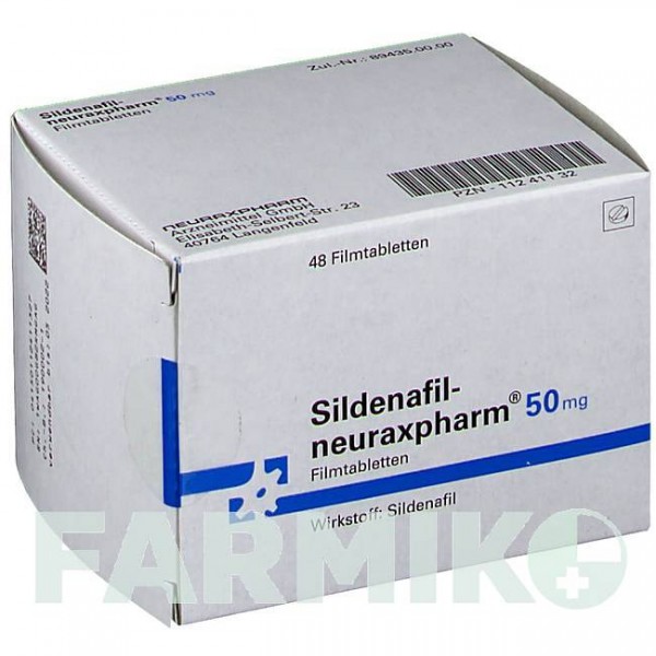 СИЛДЕНАФИЛ (SILDENAFIL) 50 мг таблетки 48 шт - Силденафил NEURAXPHARM