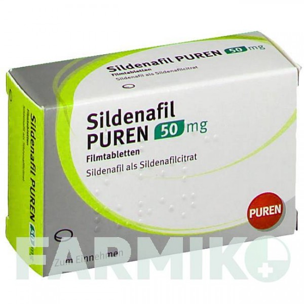 СИЛДЕНАФИЛ (SILDENAFIL) 50 мг таблетки 12 шт - Силденафил PUREN PHARMA