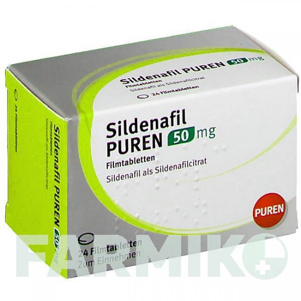 СИЛДЕНАФИЛ (SILDENAFIL) 50 мг таблетки 24 шт - Силденафил PUREN PHARMA