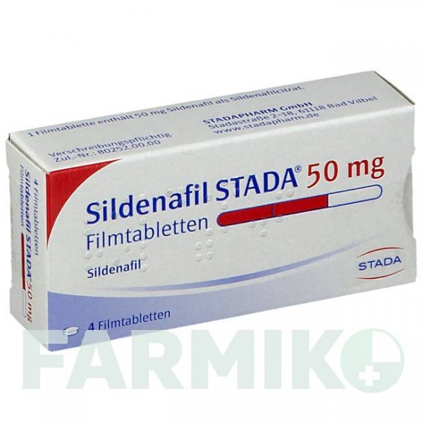 СИЛДЕНАФИЛ (SILDENAFIL) 50 мг таблетки 4 шт - Силденафил STADAPHARM