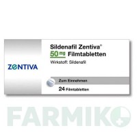 СИЛДЕНАФІЛ (SILDENAFIL) 50 мг таблетки 24 шт - Силденафіл ZENTIVA