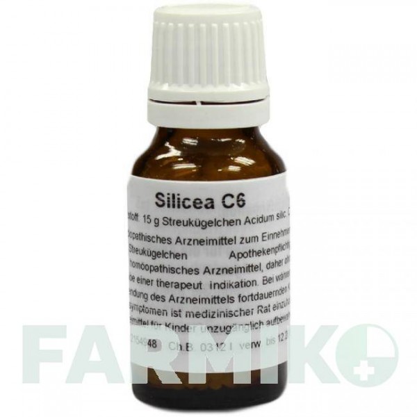 СИЛИЦЕА (SILICEA) C 6 глобули 15 г - Гомеопатия ALHOPHARM