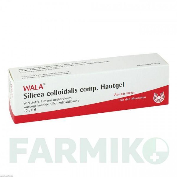 СИЛИЦЕЯ КОЛЛОИДАЛИС (SILICEA COLLOIDALIS) гель 30 г - Гомеопатия WALA HEILMITTEL