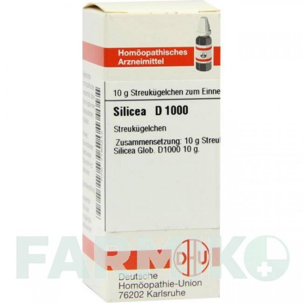 СИЛИЦЕА (SILICEA) D 1000 глобули 10 г - Гомеопатия DHU