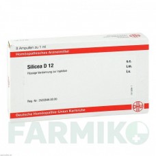 СИЛИЦЕА (SILICEA) D 12 ампулы 8x1 мл - Гомеопатия DHU