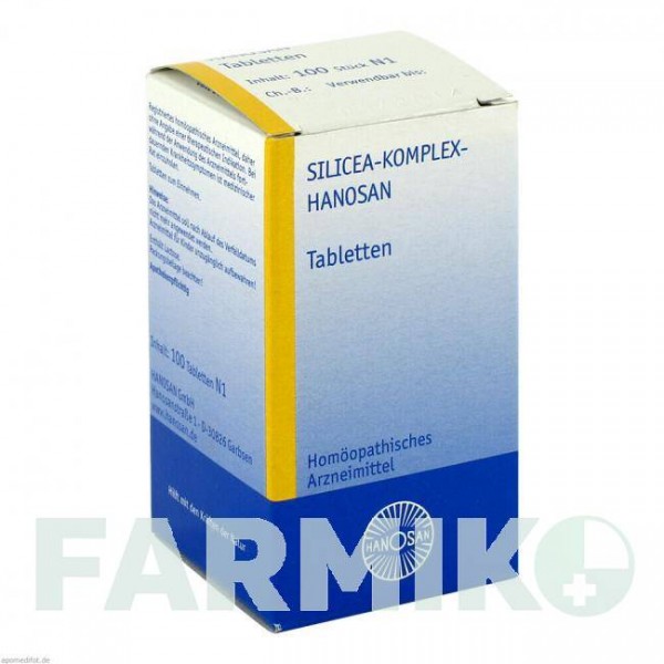 СИЛИЦЕЯ КОМПЛЕКС (SILICEA KOMPLEX) таблетки 100 шт - Гомеопатия HANOSAN