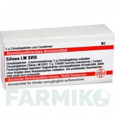 СИЛИЦЕА (SILICEA) LM XVIII глобули 5 г - Гомеопатия DHU