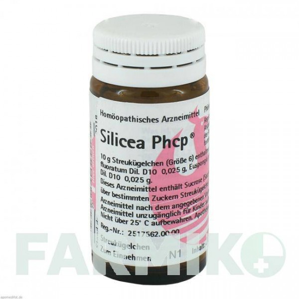 СИЛИЦЕЯ ПХКП (SILICEA PHCP) глобули 20 г - Гомеопатия PHONIX LABORATORIUM