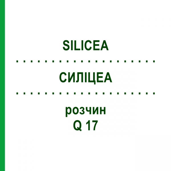 СИЛИЦЕА (SILICEA) Q 17 раствор 15 мл - Гомеопатия GUDJONS