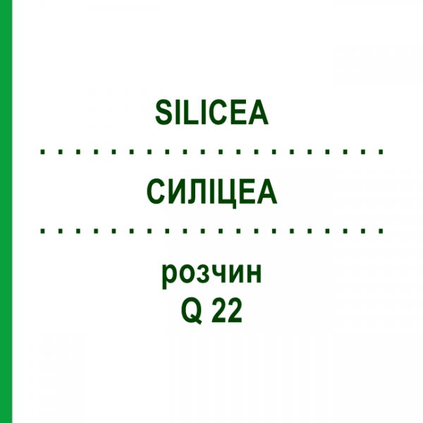 СИЛИЦЕА (SILICEA) Q 22 раствор 15 мл - Гомеопатия GUDJONS