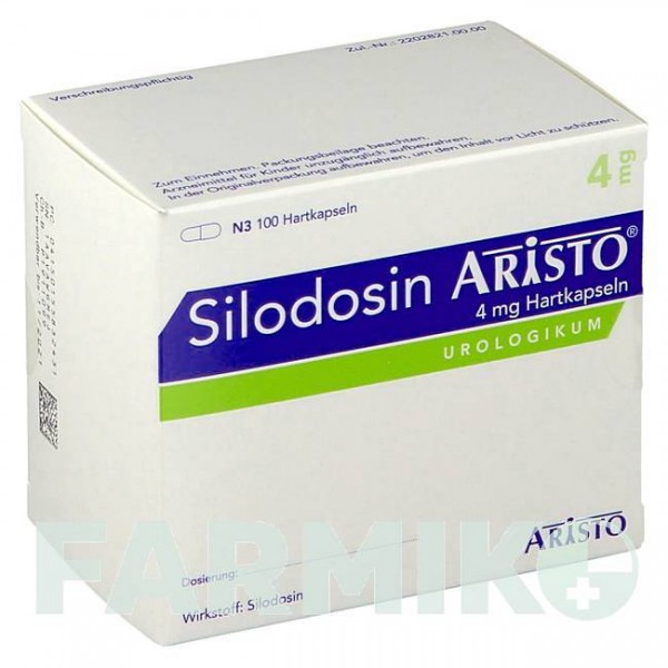 СИЛОДОЗИН (SILODOSIN) 4 мг капсулы 100 шт - Силодозин ARISTO PHARMA