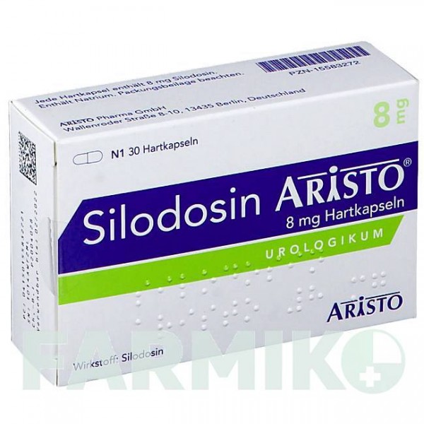 СИЛОДОЗИН (SILODOSIN) 8 мг капсули 30 шт - Силодозин ARISTO PHARMA