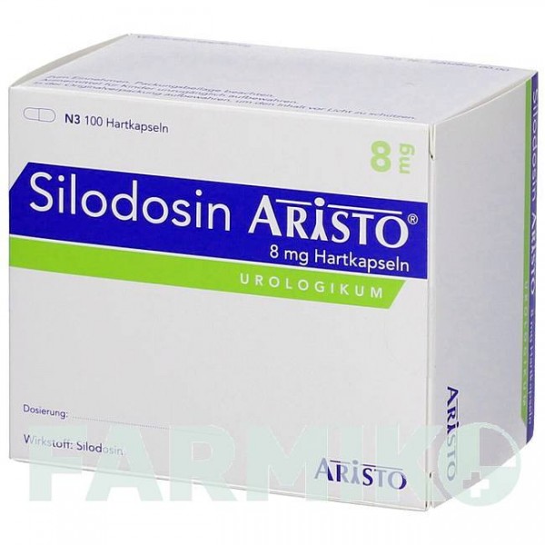 СИЛОДОЗИН (SILODOSIN) 8 мг капсулы 50 шт - Силодозин ARISTO PHARMA