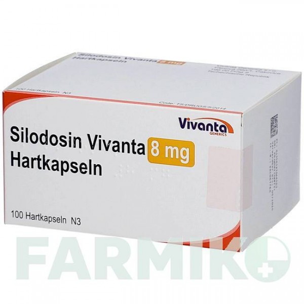 СИЛОДОЗИН (SILODOSIN) 8 мг капсулы 50 шт - Силодозин VIVANTA GENERICS
