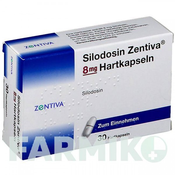 СИЛОДОЗИН (SILODOSIN) 8 мг капсули 30 шт - Силодозин ZENTIVA
