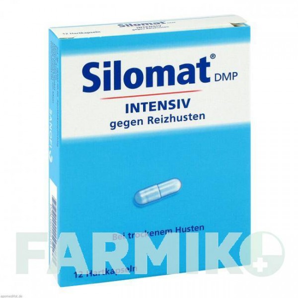 СИЛОМАТ ДМП (SILOMAT DMP) капсулы 12 шт - Декстрометорфан STADA