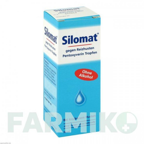 СИЛОМАТ (SILOMAT) краплі 30 мл - Пентоксиверин STADA