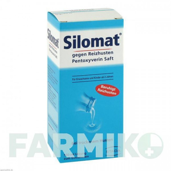 СИЛОМАТ (SILOMAT) раствор 100 мл - Пентоксиверин STADA