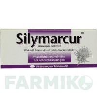 СИЛИМАРКУР (SILYMARCUR) таблетки 20 шт - Плоды расторопши пятнистой RODISMA-MED PHARMA