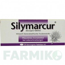 СИЛІМАРКУР (SILYMARCUR) таблетки 20 шт - Плоди розторопші плямистої RODISMA-MED PHARMA