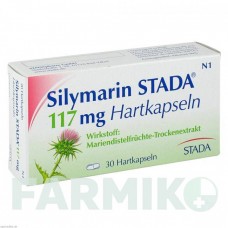 СИЛІМАРИН (SILYMARIN) 117 мг капсули 30 шт - Плоди розторопші плямистої STADA
