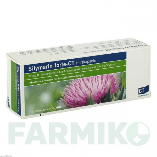 СИЛИМАРИН (SILYMARIN) капсулы 100 шт - Плоды расторопши пятнистой RATIOPHARM