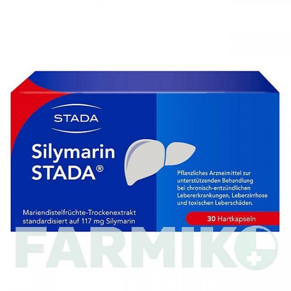 СИЛИМАРИН (SILYMARIN) капсулы 30 шт - Плоды расторопши пятнистой STADA