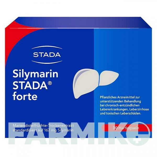 СИЛИМАРИН (SILYMARIN) капсулы 30 шт - Плоды расторопши пятнистой STADA