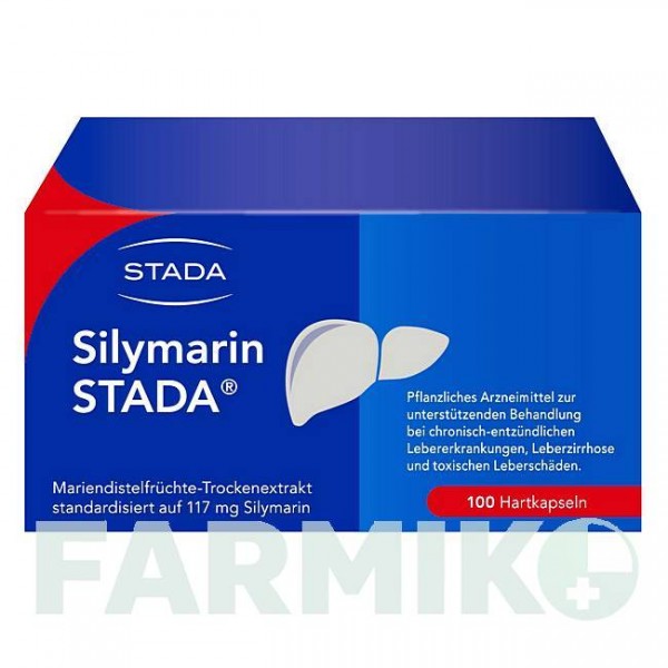СИЛИМАРИН (SILYMARIN) капсулы 100 шт - Плоды расторопши пятнистой STADA