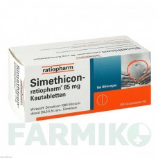 СИМЕТИКОН (SIMETHICON) 85 мг таблетки 100 шт - Силікон RATIOPHARM