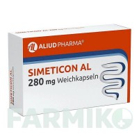 СИМЕТИКОН (SIMETICON) 280 мг капсулы 32 шт - Активные вещества ALIUD PHARMA